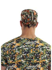 SOULMATE Gorro Médico Quirúrgico Para Hombre - Camuflaje Verde Pixel - Ver 3