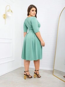 Women Dresses - 薄荷綠 - 查看 2