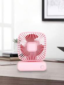 1入組迷你電扇和1入組數據線 - 粉色 - 查看 2