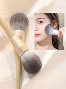 1Pc Soft Fluffy Makeup Brush Foundation Cosmetic Brush Powder Blusher Brush Facial Makeup Tool