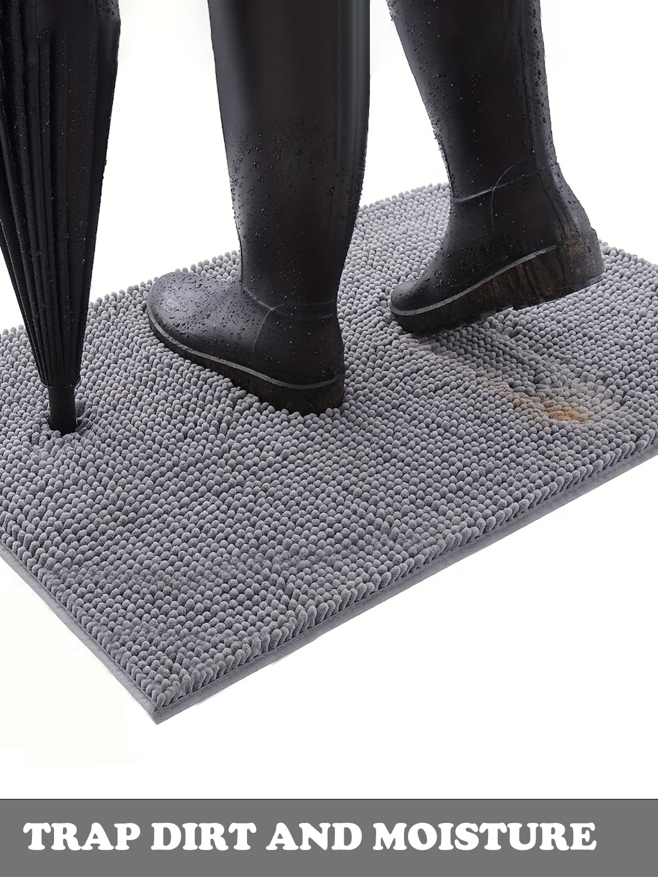 1pc Dog Door Mat For Muddy Paws, Absorbs Moisture And Dirt, Absorbent