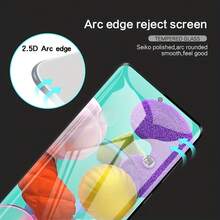 3pcs Tempered Glass Screen Protector Compatible With Samsung A/F/M Series Phones, 9H Hardness Scratch Resistant Anti-Glare High Definition Transparent Black Edge Aluminum Silicon Glass - 3Pcs - View 7
