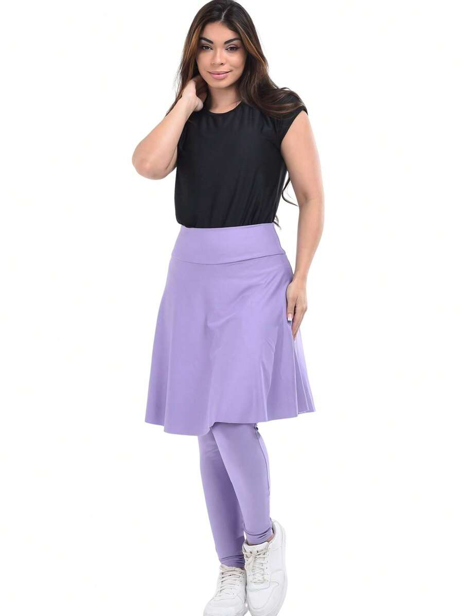 Women Outdoor Leggings - 紫丁香色 - 查看 1