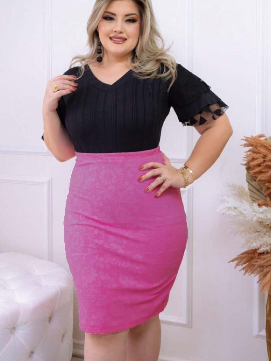 AVI Moda Crista Women Skirts - Pink - View 1