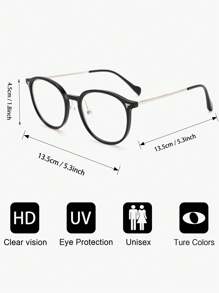 一副男士几何时尚眼镜，配有变色镜片，适合日常佩戴，是夏季海滩度假、户外活动、旅行和返校季的时尚配饰。