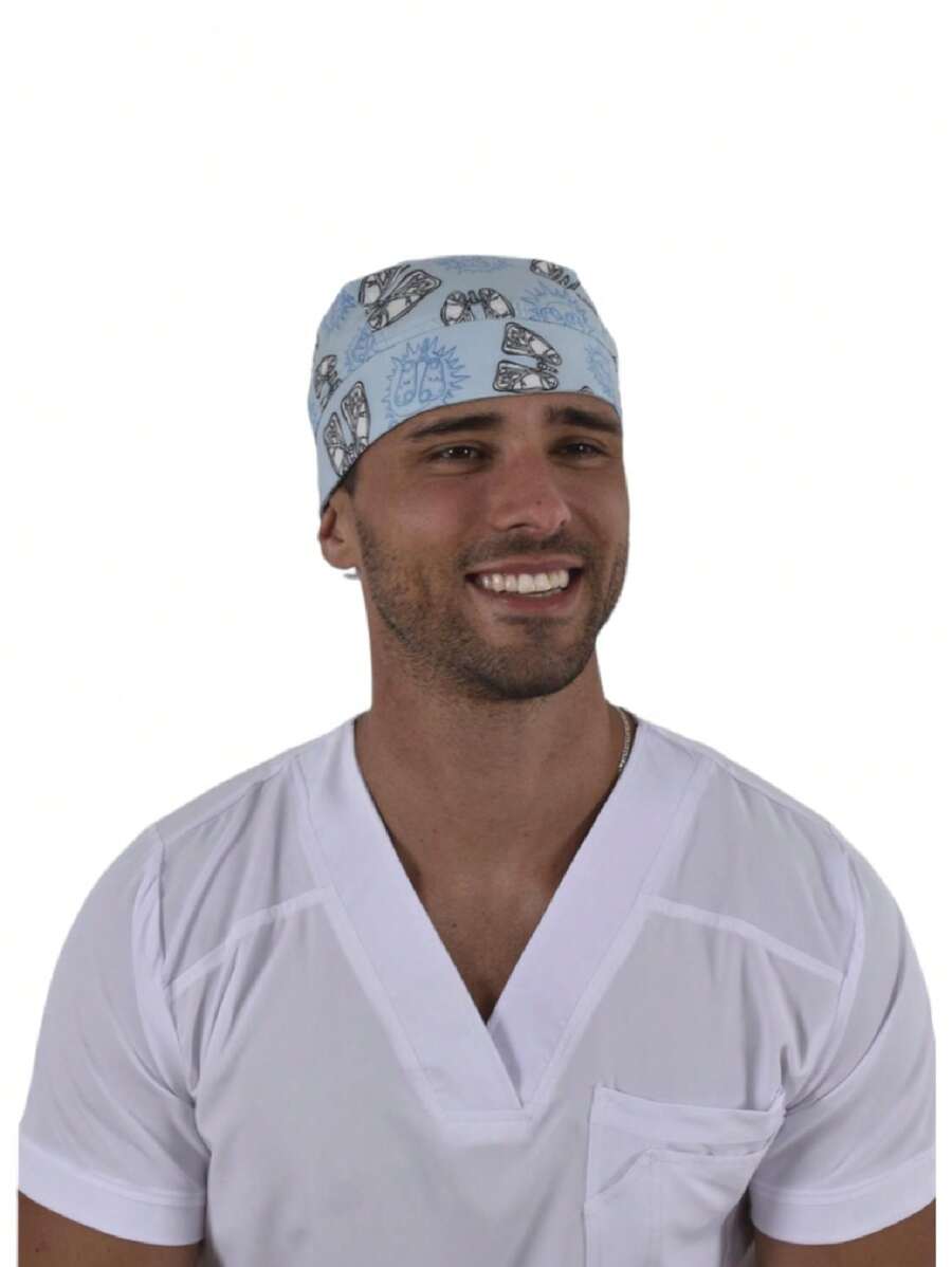 SOULMATE Gorro Médico Quirúrgico Para Hombre - Pulmones - Ver 1