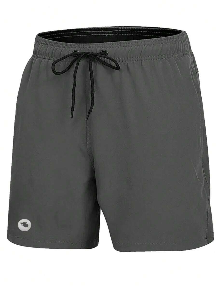 Men Shorts - 灰色 - 查看 1