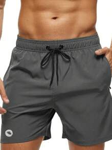 Men Shorts - 灰色 - 查看 2