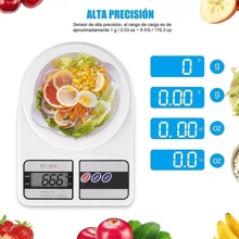 High Precision Digital Kitchen Food Scale 5kg White Color - White - View 1