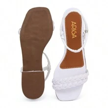 Women Heeled Sandals - 白色 - 查看 4