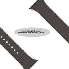 Sport Silicone Band Compatible With Band 40mm 38mm 41mm 44mm 45mm 46mm 42mm 49mm M/L Women Men, Soft Wristband Waterproof Replacement Sport Strap Compatible With Band Series Ultra 10 9 8 7 6 5 4 3 2 1 SE As A Gift For Students Returning To School - Coffee - View 3