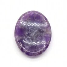 1塊治療自然擔憂石拇指放鬆手掌石,用於緩解焦慮,壓力療法 - 刮痧石 - 查看 13