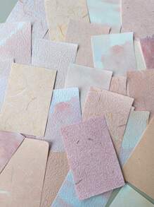 30 Pcs/1pack Vintage Texture Material Paper Decorative Scrapbooking Material Hand Made Diy Background Paper Back To School