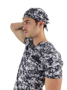 SOULMATE Surgical Medical Cap For Men - Pixel Black Camouflage - View 3