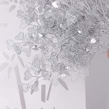 6 Piezas De Decoración De Hojas Doradas/platas, Decoración De Habitación Estética, Decoración De Jardín, Decoración Del Hogar, Decoración De Casa, Arreglo De Toque Real, Decoración De Escena, Decoración De Boda, Decoración De Vacaciones, Decoración De Fiesta, Decoración De Celebración De Acción De Gracias - Plateado - Ver 4