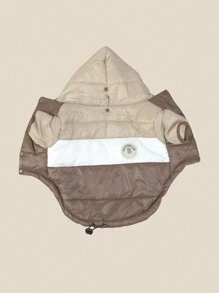 HOLAPET 1pc Pet Jacket In Coffee Color, Windproof, Waterproof, And Warm - Coffee Brown - View 6