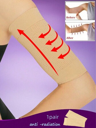 弹性针织压缩臂套，男女款肘部支架，防紫外线防晒臂套，日常锻炼健身瑜伽运动臂带