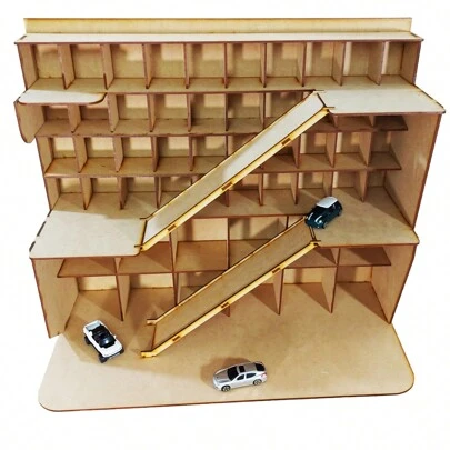 Organizador Estacionamiento  Para carritos Hasta 64 Piezas