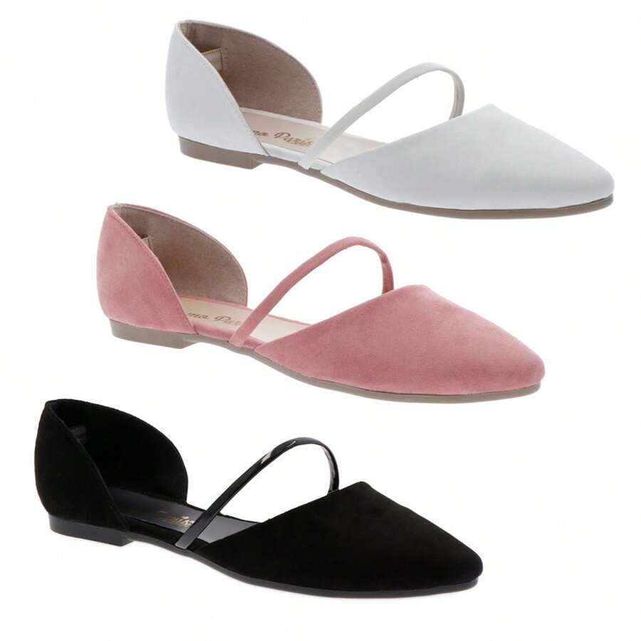 IMPULS Zapatos Flats Dama Picudos Casuales Mujer Tripack - Ver 1