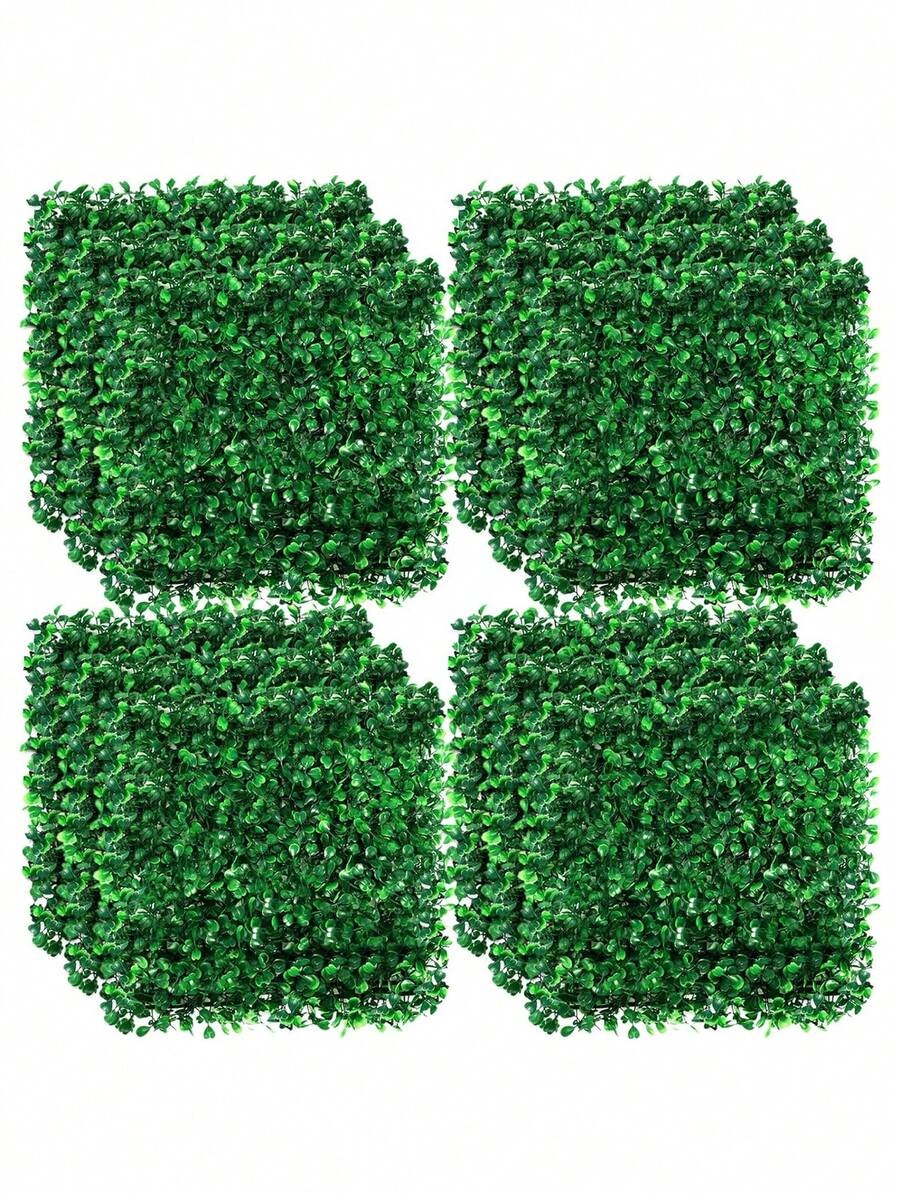 1 Miếng Cỏ nhân tạo Tường Bảng , ( 25 X 25cm ) Gỗ hoàng dương Bảng Với 100 Zip Cà vạt , Màu xanh lá Tường Bối cảnh Đối với , Hoàn hảo Sự riêng tư Màn - màu xanh lá - Xem 1