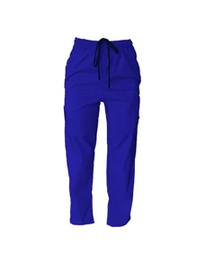 SOULMATE Pantalón Quirúrgico Dama - azul real - Ver 2