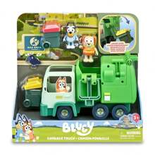 Famosa Camión de Basura Bluey ¡ayuda a Bluey y Bin a recoger la basura! dentro podrás llevar 2 figuras diferentes 30,50x30,35x13,50 cm (Famosa BLY44010) ✅ Entrega 24/48h a España (península)