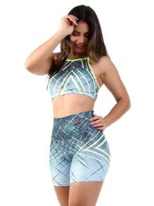Women Sports Sets - 綠色 - 查看 2