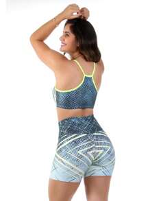 Women Sports Sets - 綠色 - 查看 3