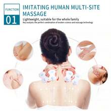 YUDA Aparato De Masaje Y Relajación Máquina De Masaje De Músculos Máquina Estimuladora De Músculos Dispositivo De Masaje Corporal Para La Relajación Profun,Dispositivo De Masaje Y Relajación Electroestimulador Muscular De Parche De Masajeador De Pulso Electrónico Para Una Relajación Profunda Del Cuerpo, Aparato De Masaje Y Relajación Máquina De Masaje De Músculos Máquina Estimuladora De Músculos Dispositivo De Masaje Corporal Para La Relajación Profunda - Blanco - Ver 6