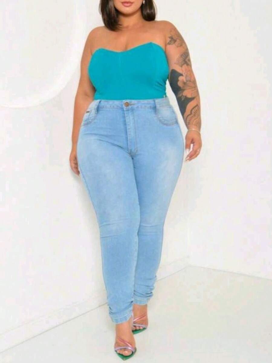 Women Jeans - Rửa nhẹ - Xem 1