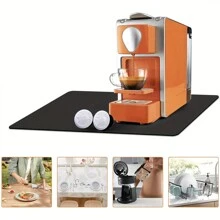 1 件廚房圖案乾燥墊,適合咖啡機、餐具乾燥、餐墊使用 - 彩色 - 查看 10