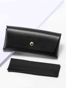 1 对女士几何框架休闲眼镜，适合女士日常生活眼镜配件