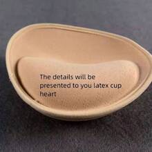 黑色5cm加厚墊片,用於美化後背運動內衣,海綿墊杯可放大和外擴胸圍,可替換和拆卸 - 黑色 - 查看 8