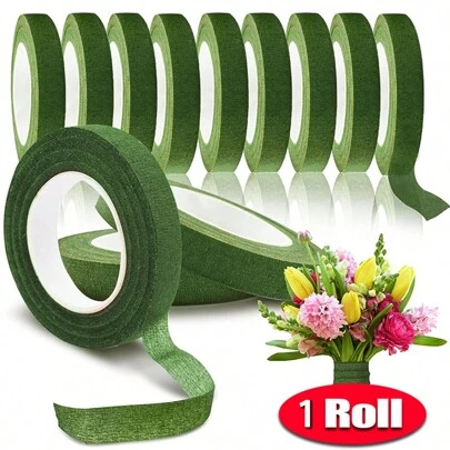 20m Floral Self-Adhesive Tape For Bouquets And Stems, Diy Decorative Floral Supplies For Flower Shops And Weddings