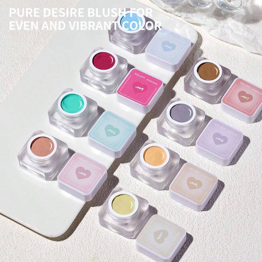 20 Colors Pat Painting Gel Nail Polish With 20Pcs Sponge Gradient Semi Permanent Soak Off Uv Led Nail Art Gel Varnishes For Nail Gift For Women Nails - Multicolor - View 1