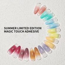 20 Colors Pat Painting Gel Nail Polish With 20Pcs Sponge Gradient Semi Permanent Soak Off Uv Led Nail Art Gel Varnishes For Nail Gift For Women Nails - Multicolor - View 4