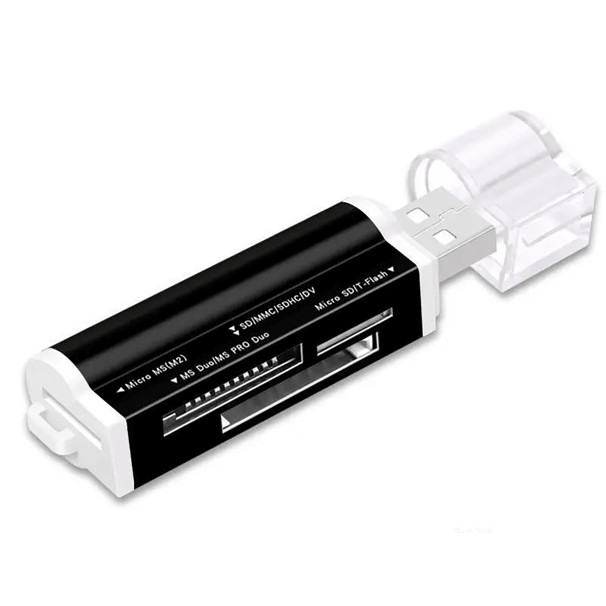 Aluminum Alloy 4 In 1 MultiFunctional Card Reader, Usb 2.0 Memory Card