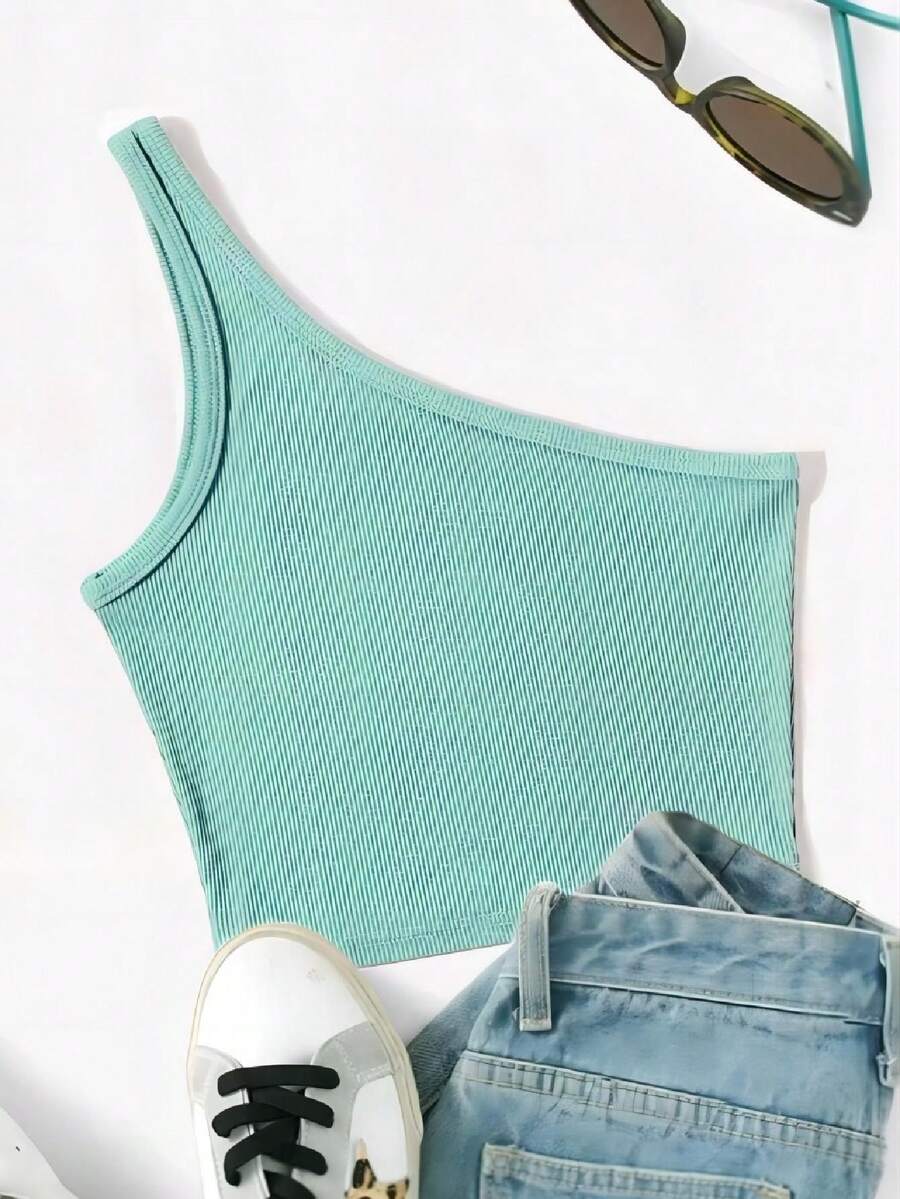 Women Tops - 薄荷綠 - 查看 1