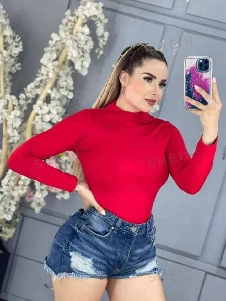 blusa termica roja