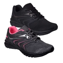 Women Wedge Sneakers - Xám - Xem 1