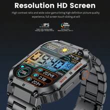 LIGE Reloj Inteligente Lige Con Llamadas, Música, Detección De Frecuencia Cardíaca, Detección De Presión Arterial, Detección De Oxígeno En Sangre, Detección De Frecuencia Cardíaca Todo El Día, Pantalla De Tiempo, Cuenta De Pasos, Calorías, Distancia, Tiempo De Sueño, Pantalla De Encendido Y Apagado, Cronómetro, Modo Deportivo Múltiple