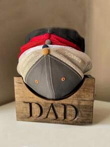 1 件木製棒球帽收納架,手工藝品 - 黑色 - 查看 4