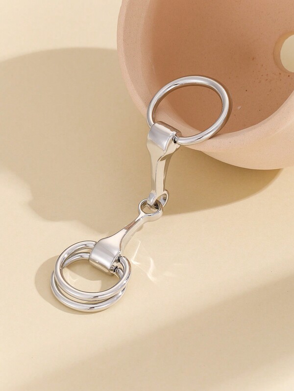 1 pieza Hebilla de cinturón de estilo minimalista para mujer, tono dorado/plateado de aleación, broche de pañuelo para fiesta/banquete/accesorios de uso diario