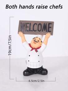 厨师设计装饰工艺最佳礼物 - 白色 - 查看 4