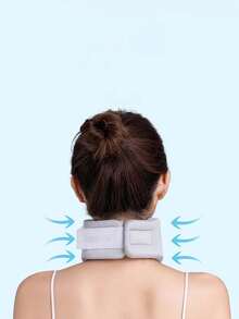 1 件裝頸部支撐支架,用於矯正頸椎姿勢,防止前傾和辦公室頸部固定神器 - 灰色 - 查看 4