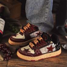DareSee 红酒星鞋 国家设计联名板鞋 2025新款男鞋 百元加厚厚底音乐节 Y2KFest 返校季 秋季 圣诞节 冬季 圣诞礼物