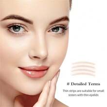 600片隐形防水双眼皮贴，双面可用，适合学生和眼袋人群，自然无痕效果，可用于化妆、房间装饰、梳妆台、旅行、卧室、化妆配件、圣诞礼物、化妆品、化妆工具、便宜货、礼物、女士礼物、圣诞礼物 - 白色 - 查看 12