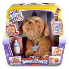 Perro de peluche interactivo Sleepy Puppy Little Live Pets con sonidos y movimientos ¡como un perrito de verdad! 23 cm (Famosa 700013210) ✅ Entrega 24/48h a España (península) - Ver 1