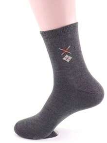 7雙隨機混合顏色時尚保暖、透氣、吸汗中筒襪 - 彩色 - 查看 6