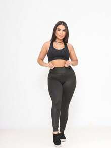Women Leggings - 藍色 - 查看 8
